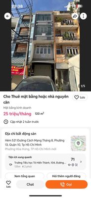 Ko nên thuê căn này mất cọc