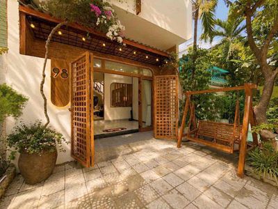Cho thuê nhà gần biển nguyễn tất thành, 3pn, giá 35tr