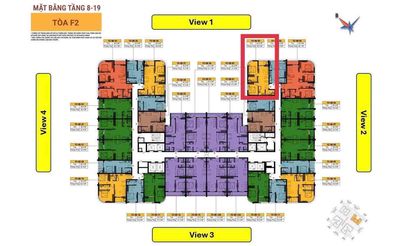 Căn 2PN tầng trung view trực diện sông, biển hướng mát giá TTS chỉ #3.