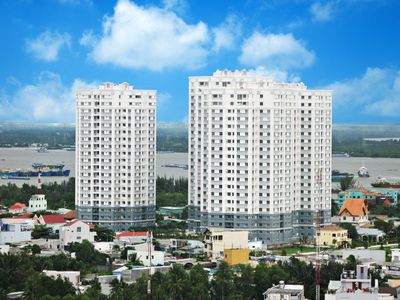 BÁN 3pn2wc 89m2 PHÚ MỸ THUẬN, tầng trung đẹp, view sông. Giá: 2.7 tỷ