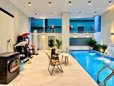 Căn hộ 1 phòng ngủ mới có gym & hồ bơi | khu vực yên tĩnh