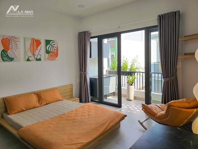 Cho thuê căn hộ ban công, full nt, thang máy — ảnh 1