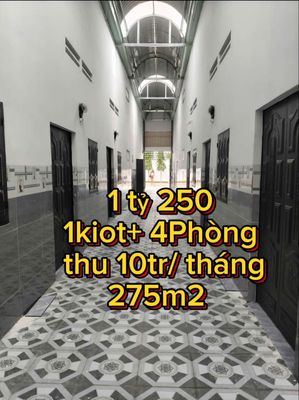 1Kiot 4phong,giá công chứng 1ty250,BĐS dòng tiền giá rẻ nên chọn