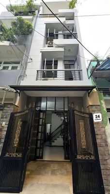 Nhà chợ hoa Hồ Thị Kỷ, Trệt 2 Lầu ST, 5PN 4WC, 3.5x13m, 23TR