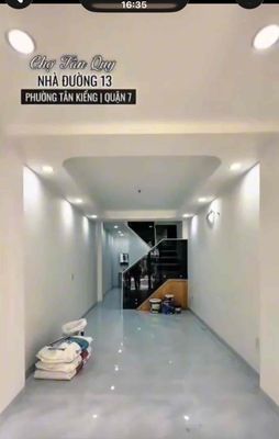 Nhà trệt lầu,mặt tiền đường số 13