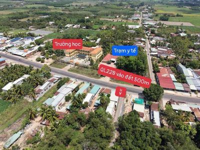 Bán gấp lô đất ngay thị trấn Tân biên, 100m2, shr, đường nhựa 6m