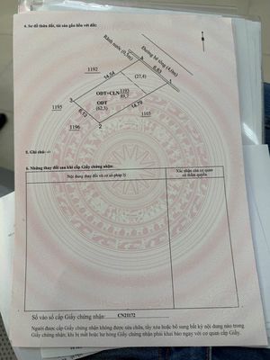 Bán đất Định Hòa, Bình Dương, 1 tỷ 550 triệu