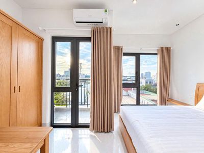 Căn hộ 1pn đỗ huy uyển -ban công - gần cầu sông hàn - full nội thất