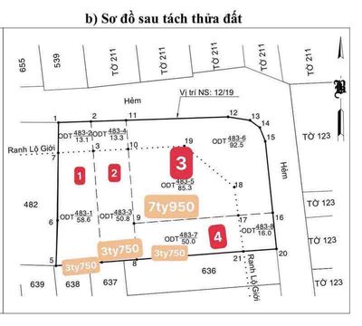 Bán đất 1/ đường số 6, BHHB, bình tân , giá hơn 3 tỉ xxx , siêu rẻ