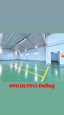 Cho thuê kho mới 400m2 26tr - có văn phòng - nền epoxy - đường xe tải
