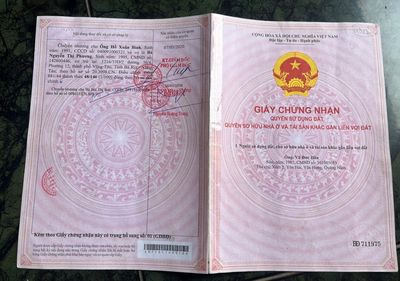 Bán đất Ấp Phước Sơn, Xã Phước Hòa, Huyện Tân Thành, Tỉnh BRVT