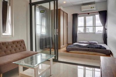 Căn hộ 1 phòng ngủ full nội thất Nguyễn Khoái quận 4 siêuu sang