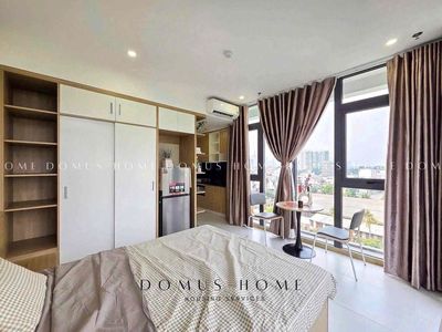 Căn hộ studio full nội thất ban công thoáng đường Bến Vân Đồn quận 4