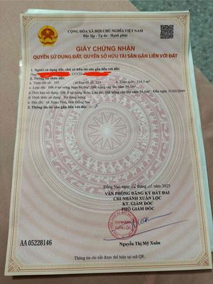 Bán đất chính chủ – xuân hòa, xuân lộc, đồng nai