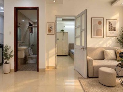 Căn hộ 1 phòng ngủ cao cấp - máy giặt riêng - ngay cộng hòa tân bình