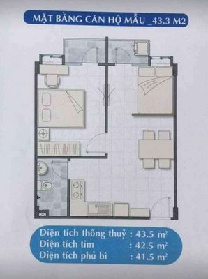 Căn hộ 43m2 chỉ từ 1tỷ120 ngay võ văn kiệt đi các quận tphcm