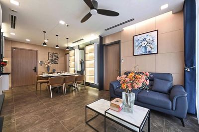 Cho thuê căn hộ 83m2 2 phòng ngủ Vinhomes golden River Bason