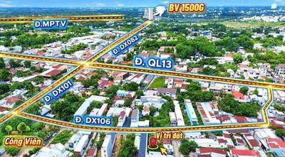 Bán đất Hiệp An, Thủ Dầu Một, 10.95x30m nở hậu