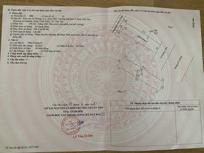 Bán nhà 1 trệt 2 lầu, 69.3m2, Cần Thơ, full nội thất