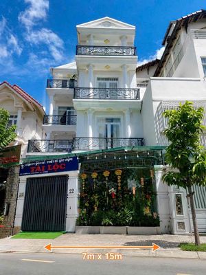 Bán biệt thự kdc an phú hưng quận 7 view sông 102m2 — ảnh 1