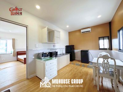1PN 60m2 - Ban công, thang máy, giặt riêng - Phố ẩm thực Vạn Kiếp — ảnh 1