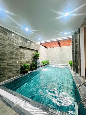 Cho thuê biệt thự hồ bơi gần crown, 5pn, giá 45tr