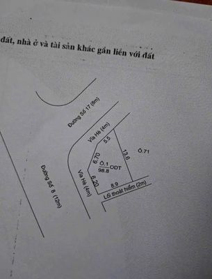 Bán đất góc KDC Hiệp Thành 3, vị trí kinh doanh