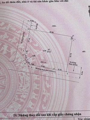 Bán đất lô góc Chánh Phú Hoà, 874m2, 6.5 tỷ