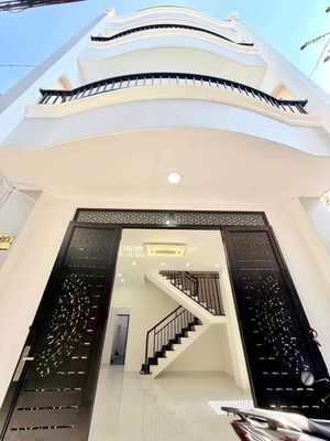 Căn góc 2 mặt thoáng 2 mặt hẻm chợ cây quéo sát phú nhuận 4 tầng gần