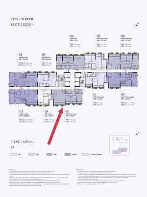 Bán căn hộ VIP sân vườn tầng 23 duplex tòa e LUMI HN 118M²-3PN full nt — ảnh 1