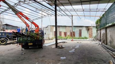 Cho Thuê 500m Kho Xưởng Đường Phạm Hữu Lầu Giá Rẻ — ảnh 1