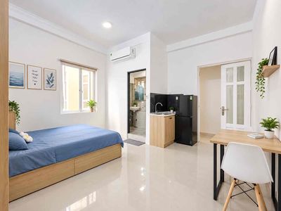 Studio full nội thất - cửa sổ - ngay nhất chi mai — ảnh 1