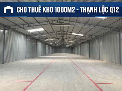 Cho thuê kho xưởng Thạnh Lộc Quận 12 — ảnh 1