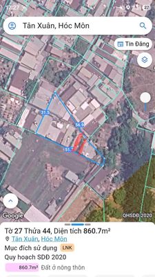 600tr có đất Tân Xuân Hóc Môn — ảnh 1