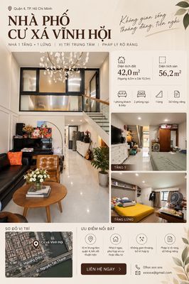 Căn hộ nhỏ xinh giữa trung tâm quận 4 – 42m² — ảnh 1
