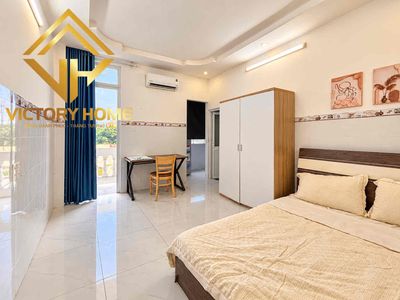 Căn 1 phòng ngủ ban công – cửa sổ trời lớn, ngay đại học văn lang — ảnh 1