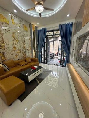 Nhà mới 100% 2 phòng 1/ Bà Triệu, Thị trấn Hóc Môn cho thuê — ảnh 1
