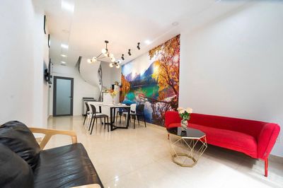 Cho thuê nhà 242/13 bùi viện, q1 dài 18m – full nội thất — ảnh 1