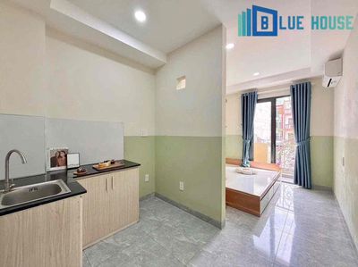 Căn Hộ full nội thất 1 Phòng ngủ tách bếp có ban công đối diện Đầm Sen — ảnh 1