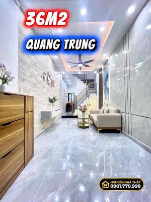 Nhà đẹp hoàn công ngã 6 quang trung full nội thất 36m² - 4.45 tỷ — ảnh 1