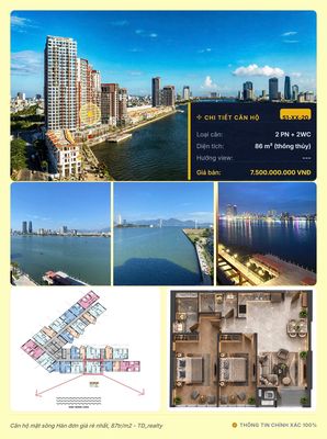 Bán gấp S1 Symphony 2PN trực diện sông và bến du thuyền | GIÁ QUÁ RẺ — ảnh 1