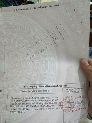 Bán Lô 120m2 Ngang 6m - KDT Điện Âm sát Minh Mạng đường Thâm Tâm — ảnh 1