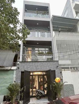 Nhà Nguyên căn HXH 1 Trệt 4 Lầu Full nội Thất 160m2 oto ngủtrongnha — ảnh 1