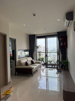 Bán căn 2pn 2wc Full nội thất chung cư D-Aqua Q8, ban công ĐB view Q1 — ảnh 1