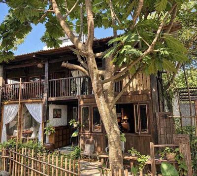 Cho thuê nhà vườn 2pn khu đặng thái thân - ngũ hành sơn — ảnh 1