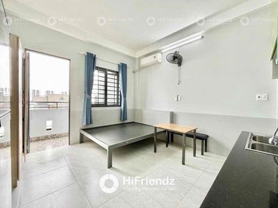 Studio ban công full nội thất - máy giặt riêng ngay aeon tân phú — ảnh 1
