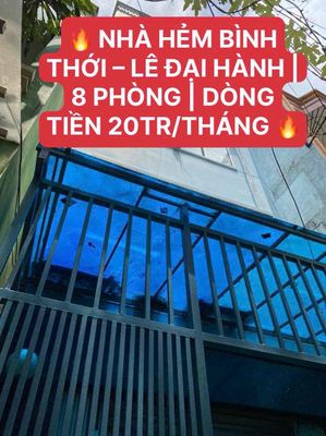 Nhà Bình Thới- Lê Đại Hành 3,5 x 11m 3 lầu ST BTCT 8PN- 8WC — ảnh 1