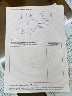 Bán lô góc ngã 4 đường 7,5m Huỳnh Xuân Nhị - Hòa Xuân - Hướng Tây Nam — ảnh 1