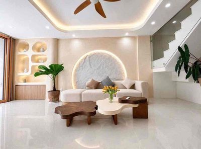Sập giá 11.9 tỷ! nhà 3 tầng wabi sabi mặt tiền 12m sát q7-sổ sẵn — ảnh 1