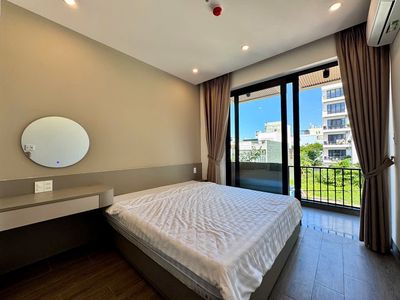 Cho thuê căn hộ 1 phòng ngủ có ban công, đầy đủ nội thất – khuê mỹ — ảnh 1